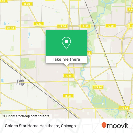 Golden Star Home Healthcare map