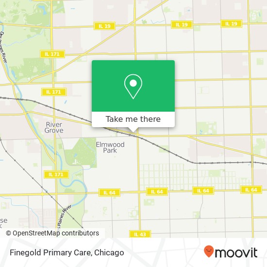Finegold Primary Care map