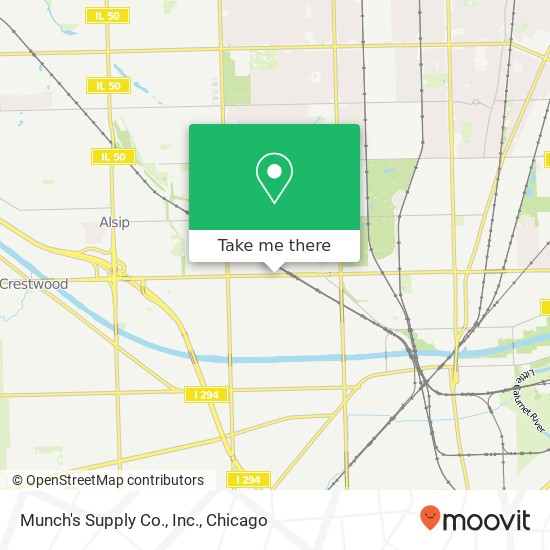 Mapa de Munch's Supply Co., Inc.