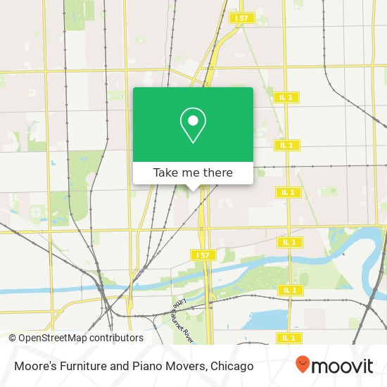 Moore's Furniture and Piano Movers map