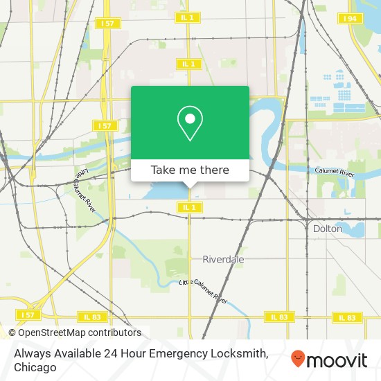 Always Available 24 Hour Emergency Locksmith map