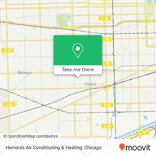 Mapa de Herrera's Air Conditioning & Heating