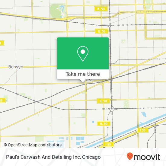 Paul's Carwash And Detailing Inc map