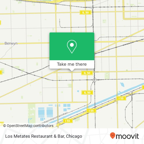 Los Metates Restaurant & Bar map