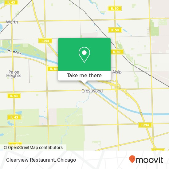 Clearview Restaurant map