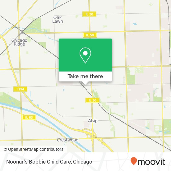 Noonan's Bobbie Child Care map