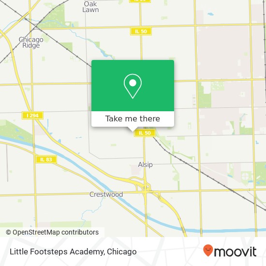Mapa de Little Footsteps Academy