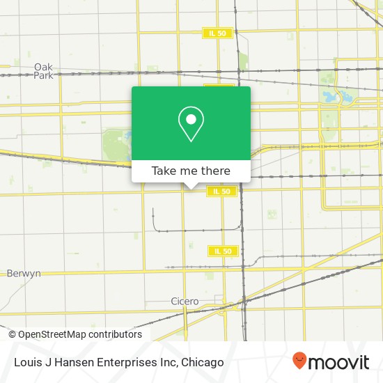 Louis J Hansen Enterprises Inc map