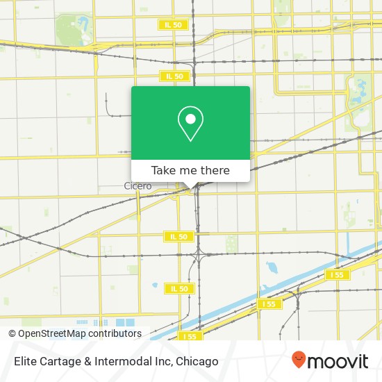 Mapa de Elite Cartage & Intermodal Inc