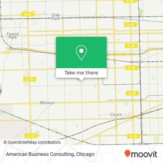 American Business Consulting map