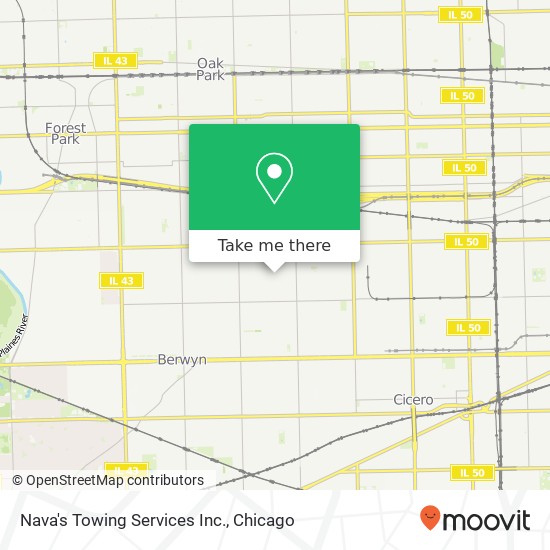 Nava's Towing Services Inc. map