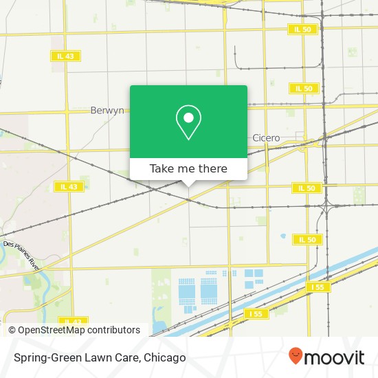 Spring-Green Lawn Care map