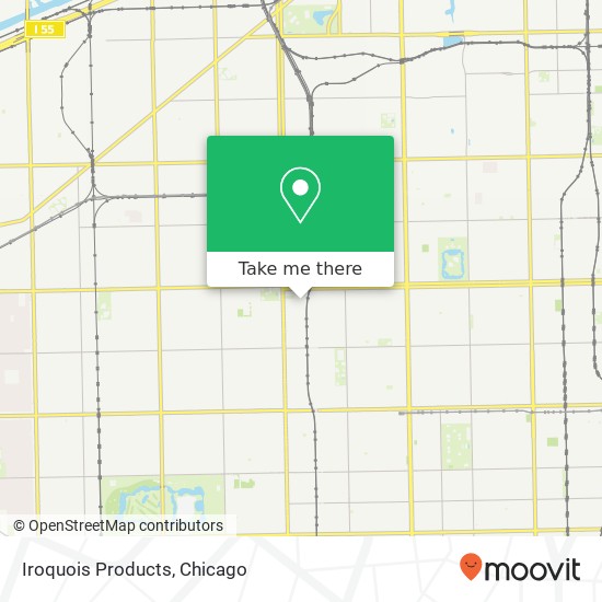 Iroquois Products map