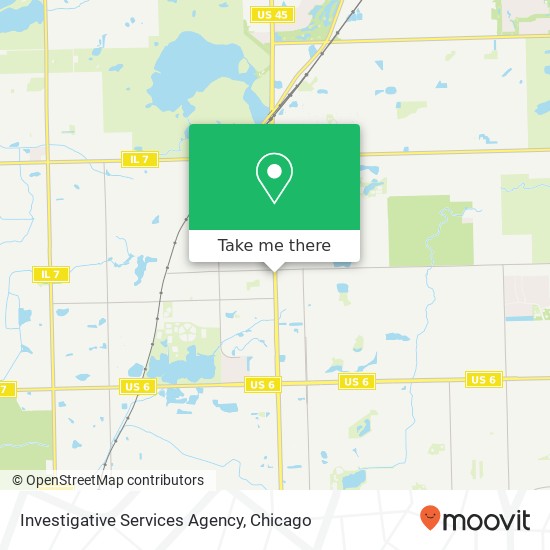 Mapa de Investigative Services Agency