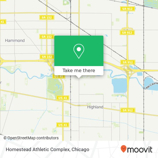 Homestead Athletic Complex map