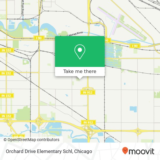 Orchard Drive Elementary Schl map