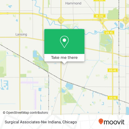 Mapa de Surgical Associates-Nw Indiana