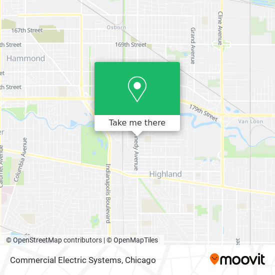 Commercial Electric Systems map
