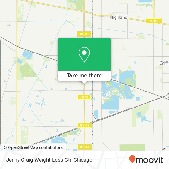 Mapa de Jenny Craig Weight Loss Ctr