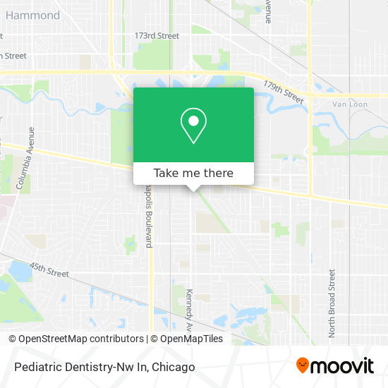 Pediatric Dentistry-Nw In map