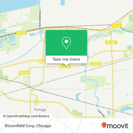 Bloomfield Corp map