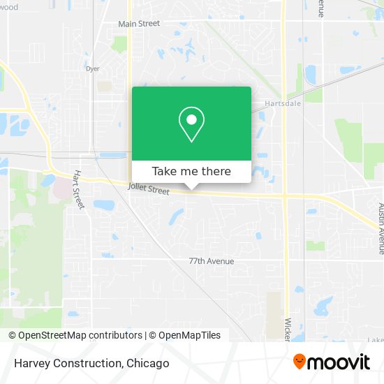 Mapa de Harvey Construction