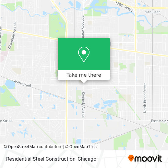 Residential Steel Construction map
