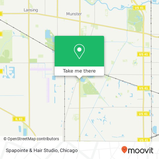 Spapointe & Hair Studio map