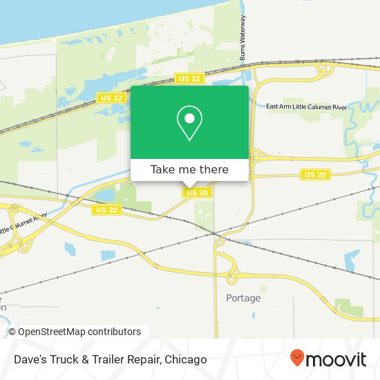 Dave's Truck & Trailer Repair map