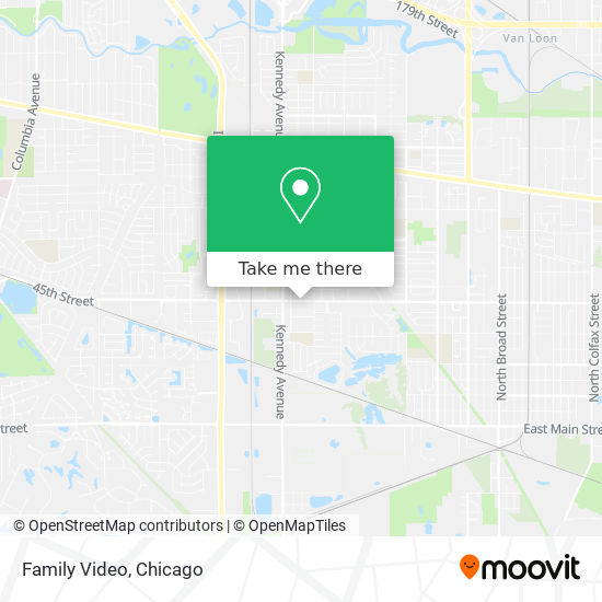 Family Video map
