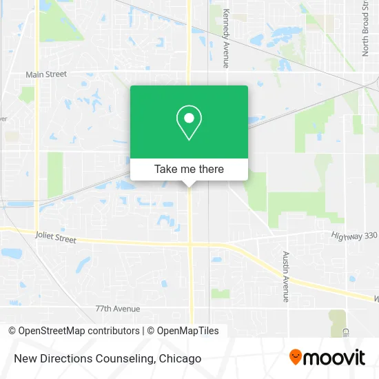 New Directions Counseling map