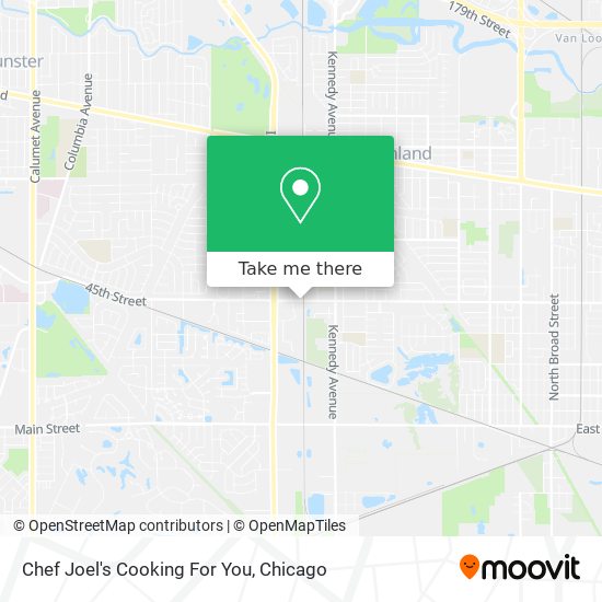 Chef Joel's Cooking For You map