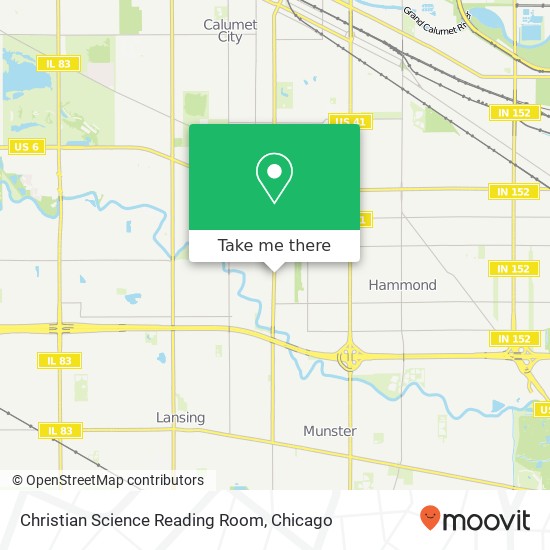 Mapa de Christian Science Reading Room