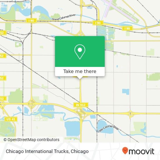 Mapa de Chicago International Trucks