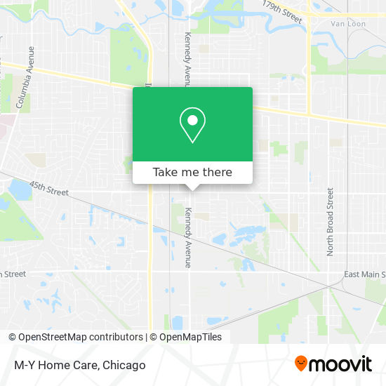 M-Y Home Care map