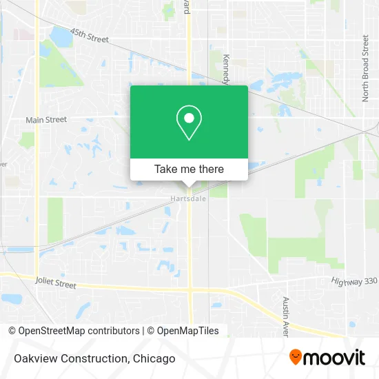 Oakview Construction map