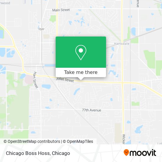Chicago Boss Hoss map