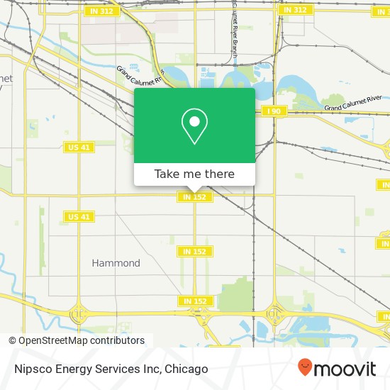 Nipsco Energy Services Inc map