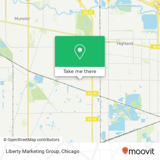 Liberty Marketing Group map