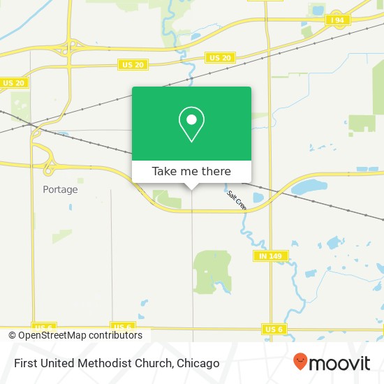 First United Methodist Church map