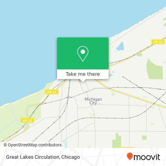 Great Lakes Circulation map