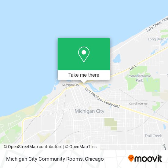 Michigan City Community Rooms map