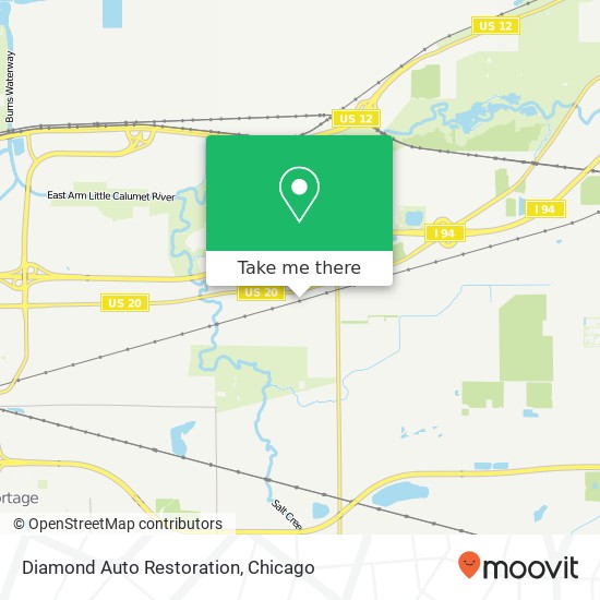 Diamond Auto Restoration map