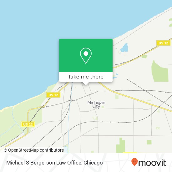 Michael S Bergerson Law Office map