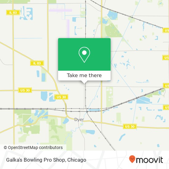 Galka's Bowling Pro Shop map