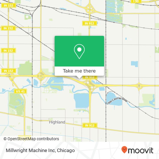 Mapa de Millwright Machine Inc
