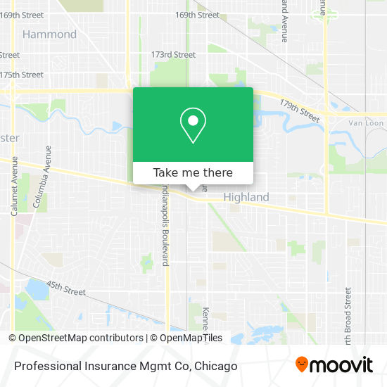 Professional Insurance Mgmt Co map