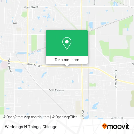 Weddings N Things map