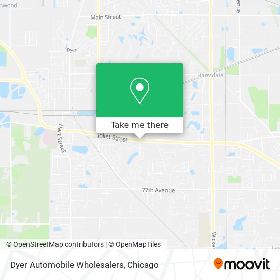 Dyer Automobile Wholesalers map
