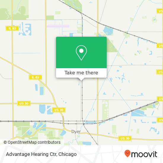 Advantage Hearing Ctr map